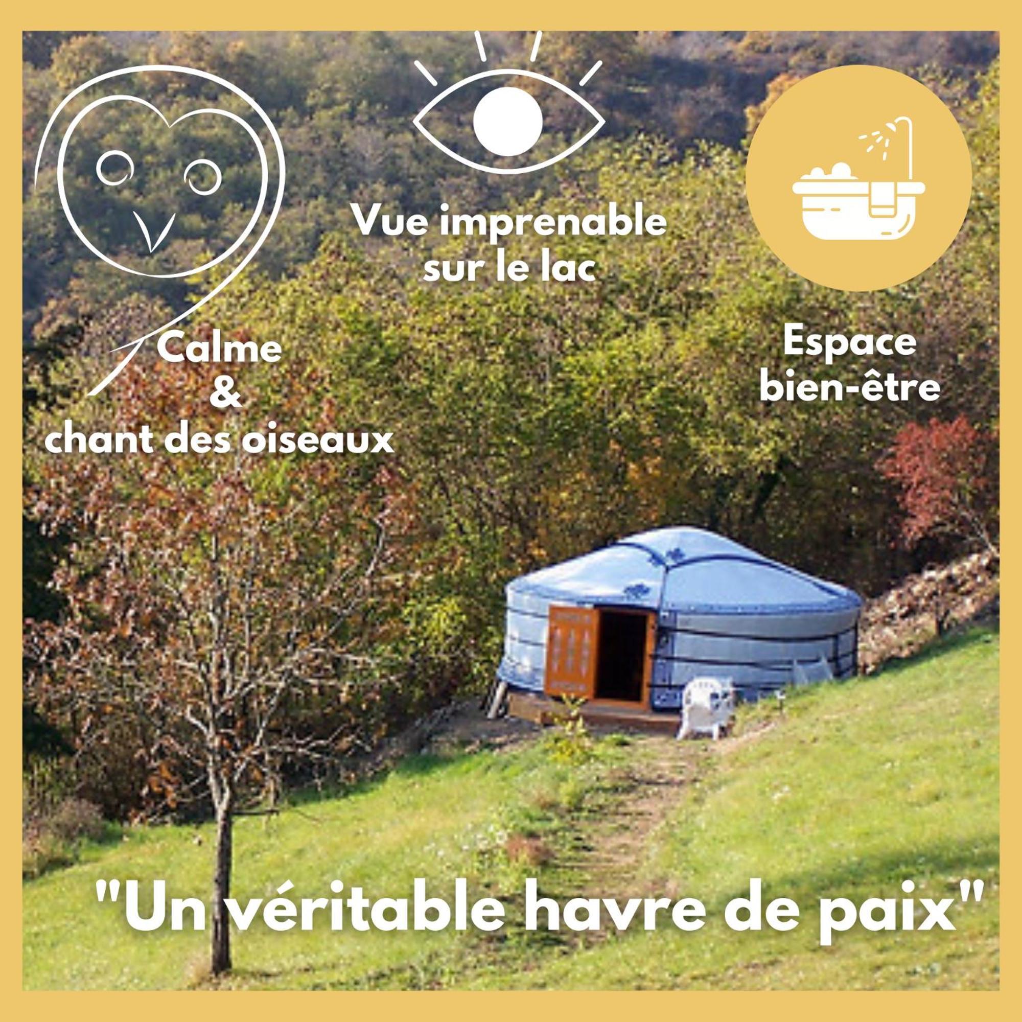 Les Yourtes O Fil 2 L'Eau Saint-Jean-Saint-Maurice-sur-Loire Esterno foto